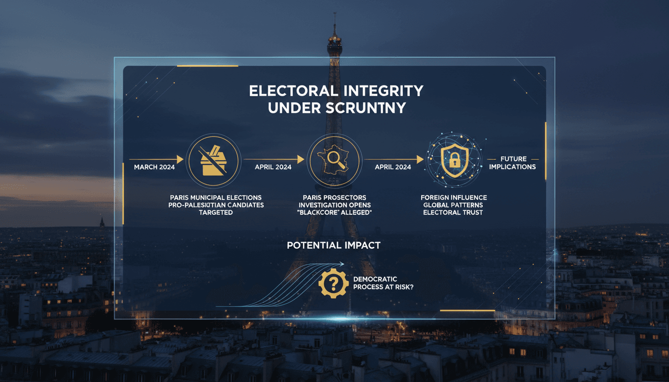 Paris prosecutors investigating foreign interference in elections