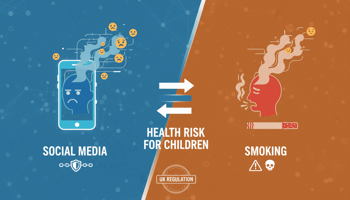 British doctors discussing social media health risks for children