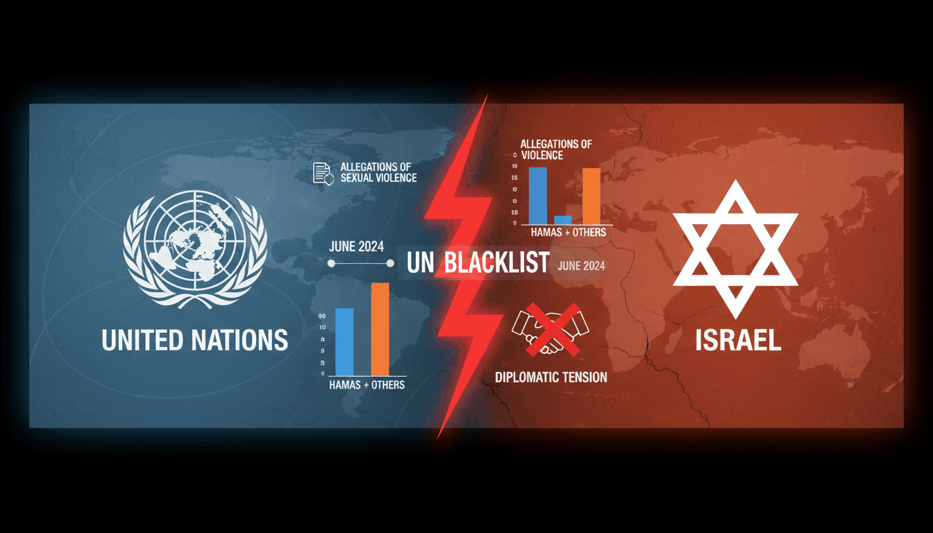 Israel Added to UN Blacklist for Sexual Violence in Conflict Zones
