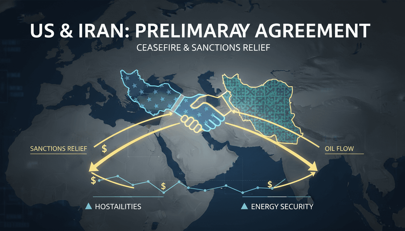 US and Iran reach preliminary agreement on ceasefire and sanctions relief