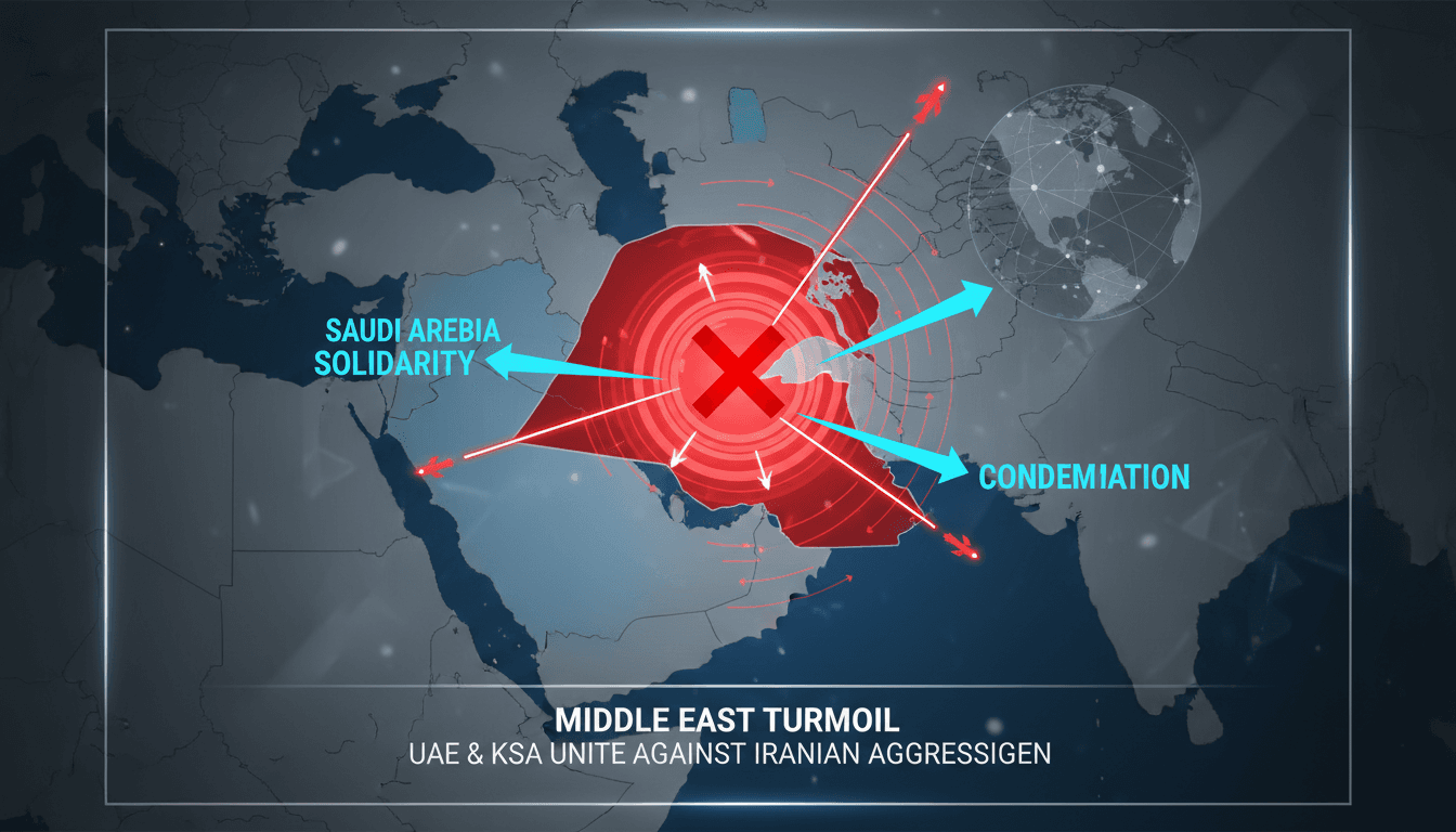 Map highlighting the Gulf region with emphasis on Kuwait and neighboring countries.