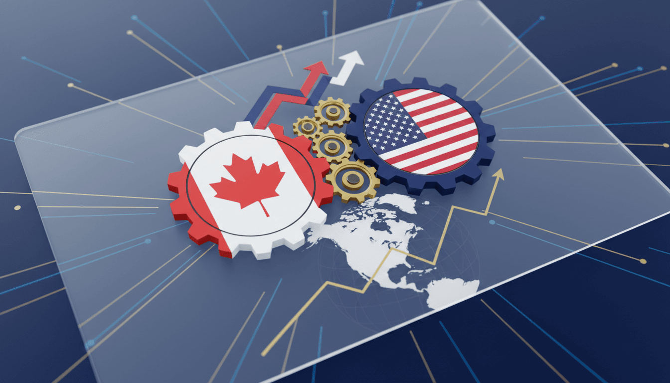 Canadian Prime Minister Mark Carney speaking in New York about US-Canada economic partnership.