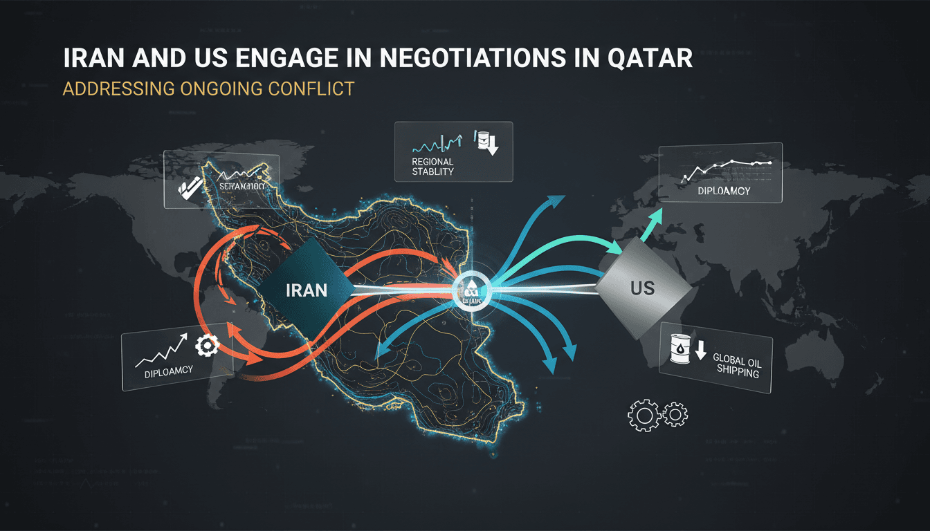 Iran and US engage in negotiations in Qatar to address ongoing conflict