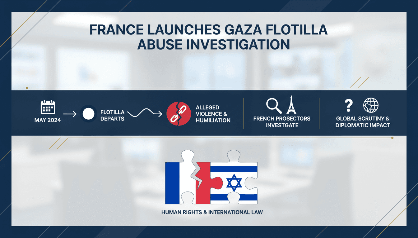 French Foreign Minister Jean-Noël Barrot addressing the media on the Gaza flotilla investigation.