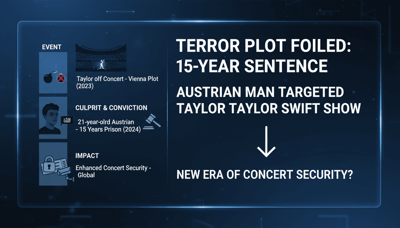 Austrian man sentenced for plotting terrorist attack on concert