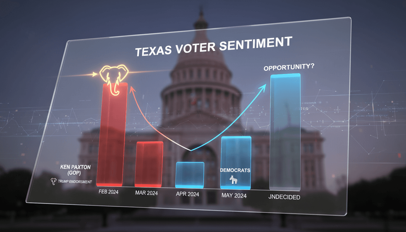 Ken Paxton celebrating his primary election victory in Texas.
