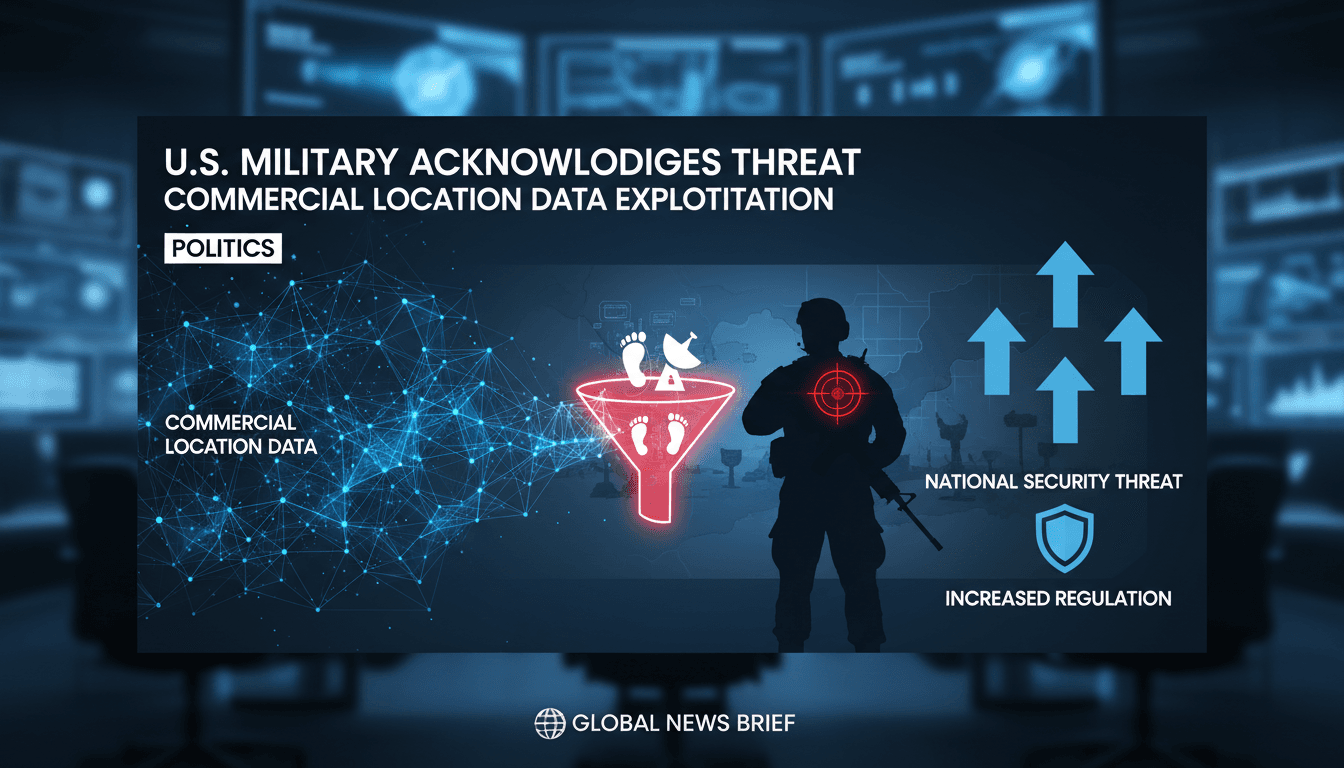U.S. military personnel in a conflict zone with digital data overlay
