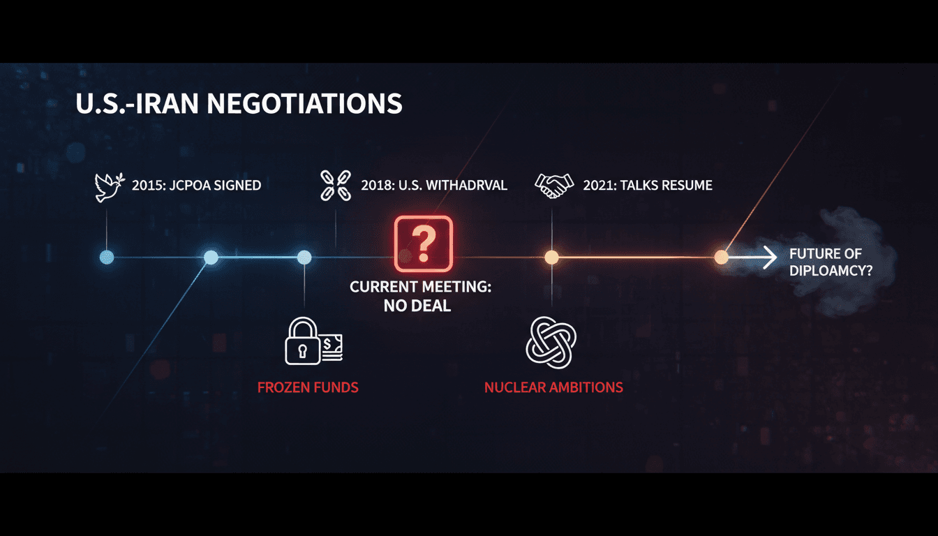 President Trump discussing Iran negotiations at the White House.