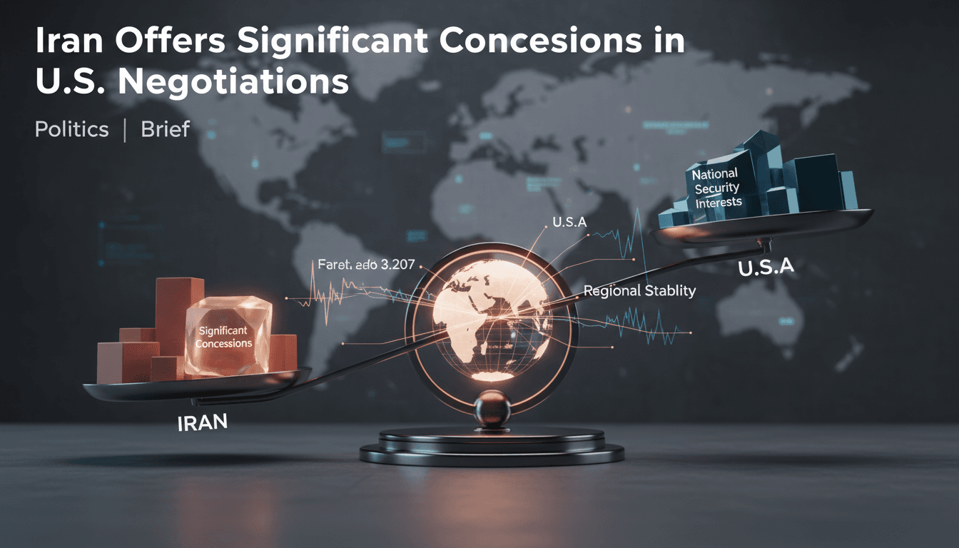 A visual representation of U.S.-Iran negotiations and their implications for regional stability.
