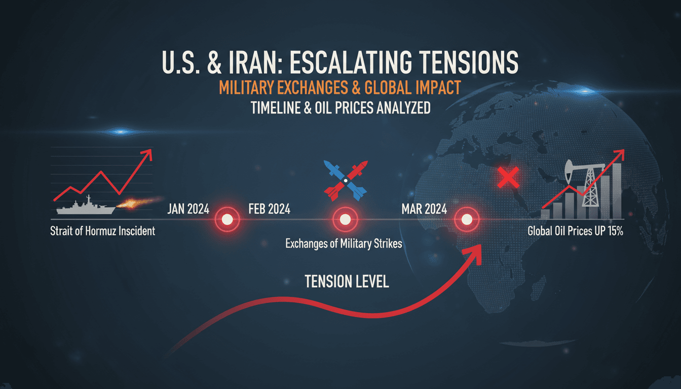 U.S. and Iran engage in military exchanges amid rising tensions