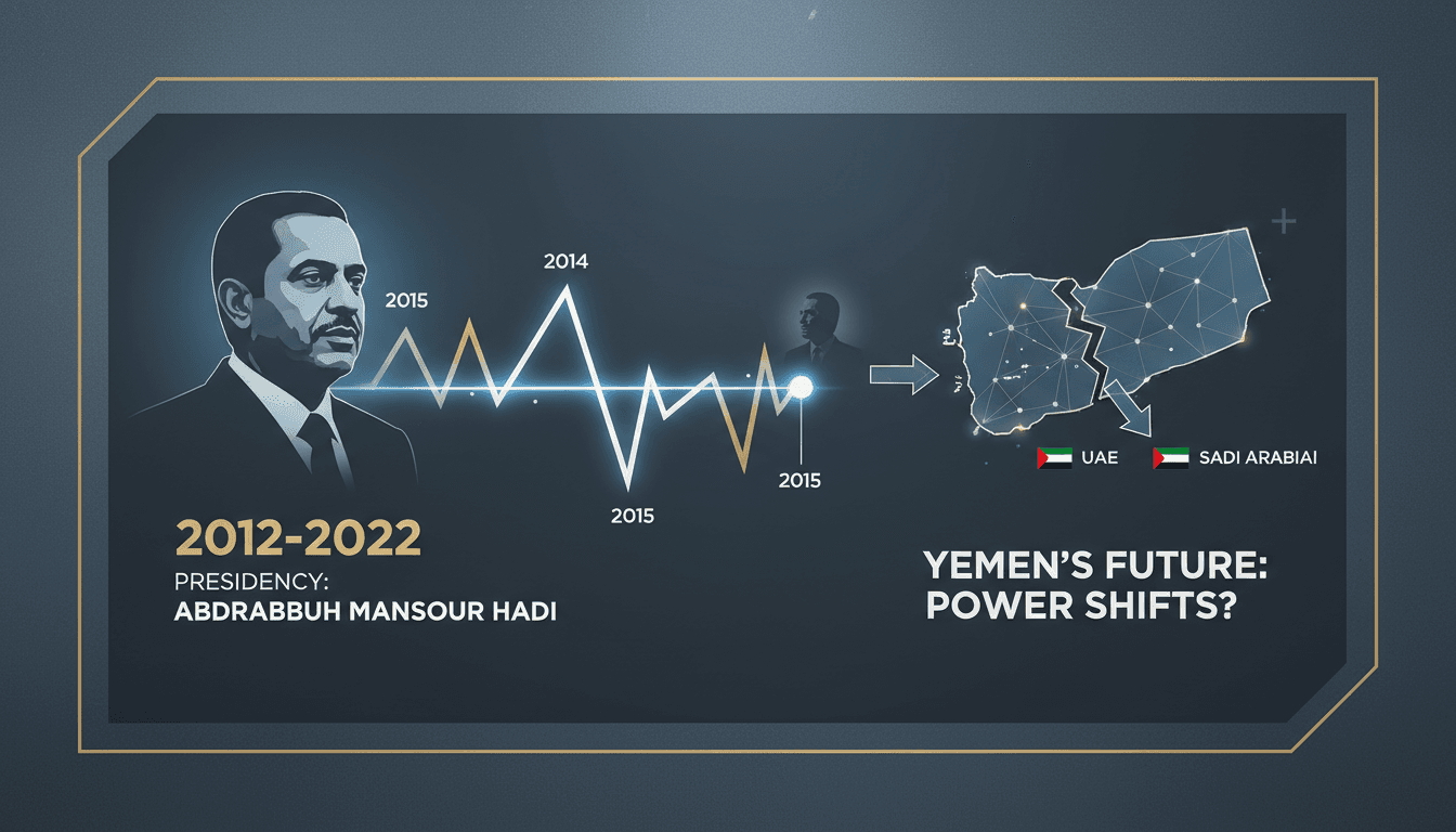 Former Yemeni President Abdrabbuh Mansour Hadi has died