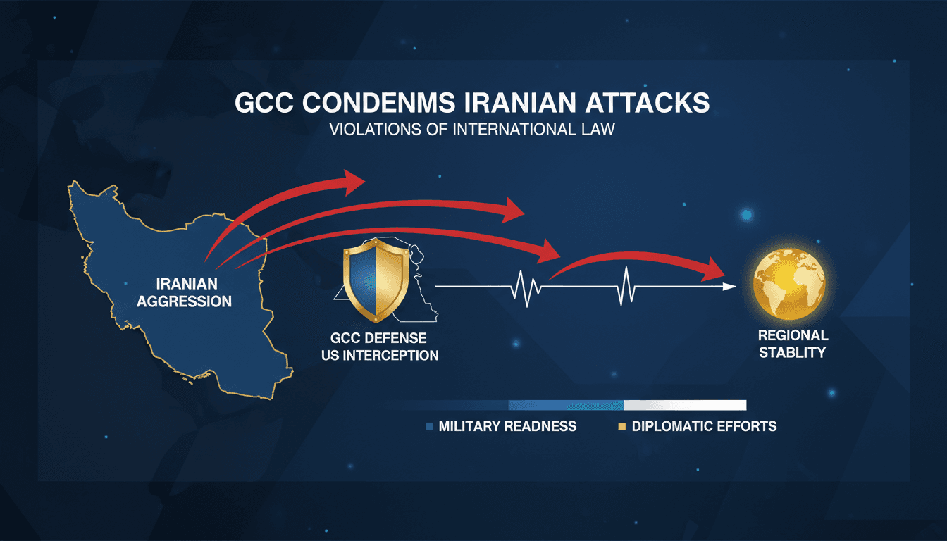 GCC Condemns Iranian Attacks on Kuwait as Violations of International Law