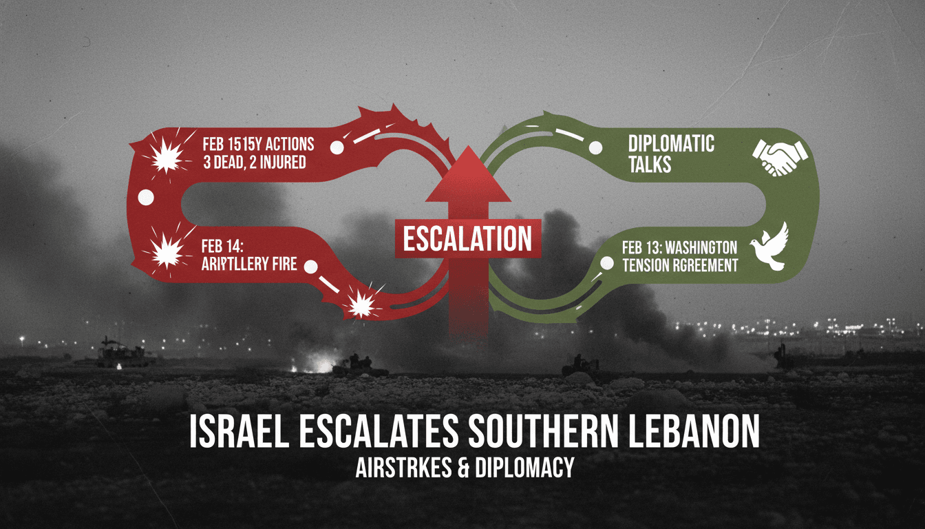 Israel escalates military operations in southern Lebanon with airstrikes