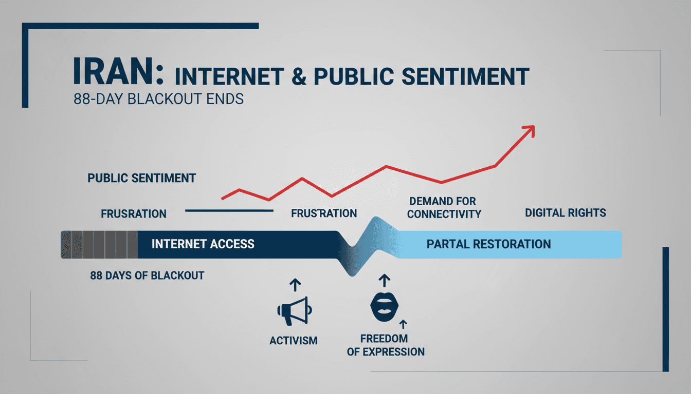 Iran Restores Partial Internet Access After 88-Day Blackout
