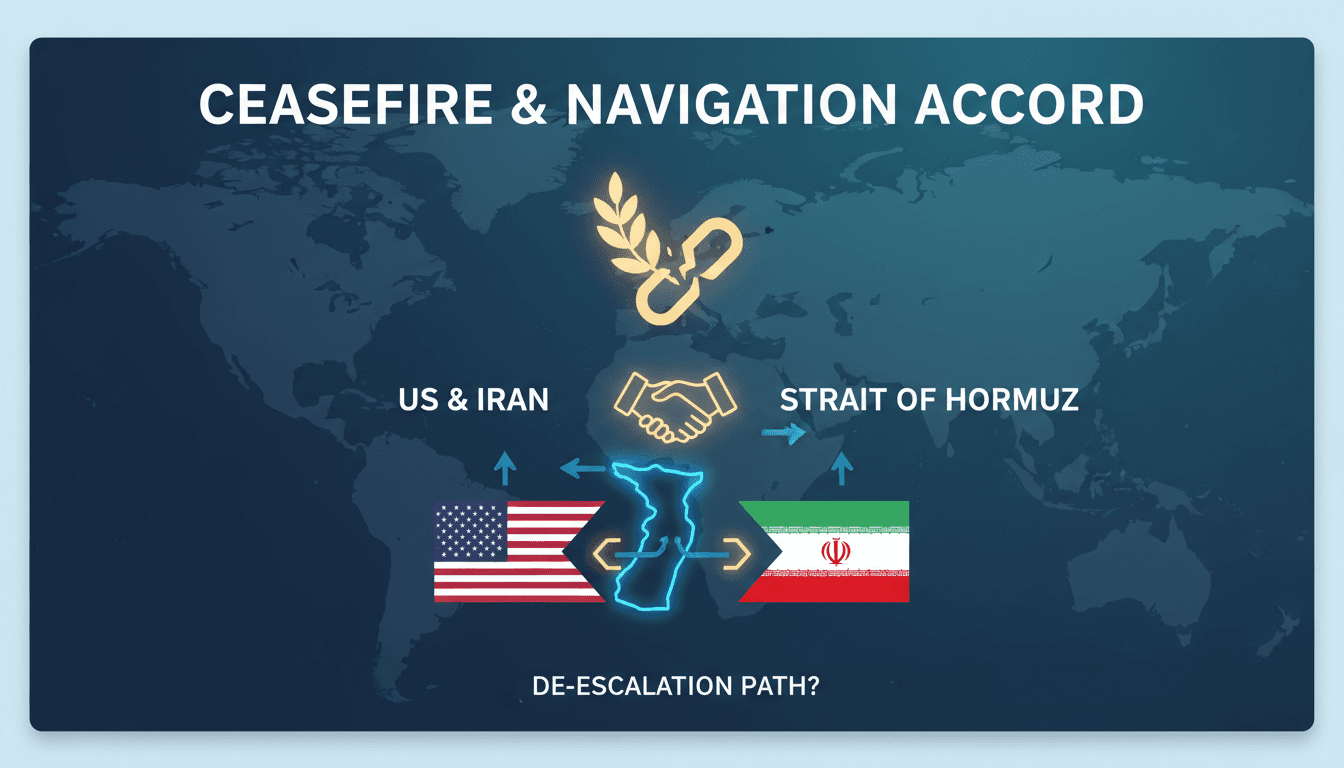US and Iran near agreement to extend ceasefire and ease Strait of Hormuz navigation restrictions