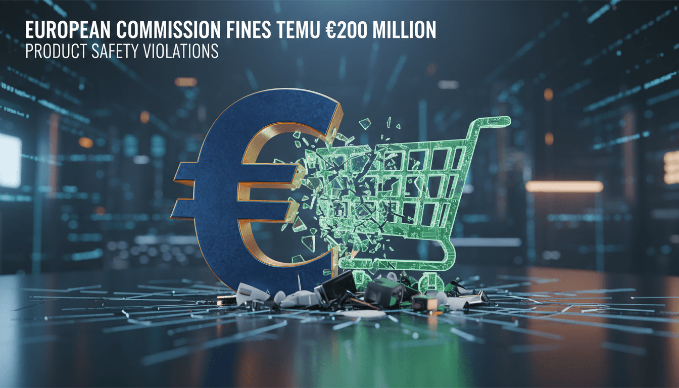 Temu fined by European Commission for product safety violations