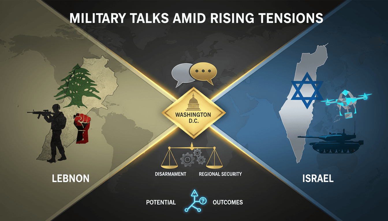 Lebanon and Israel engage in extensive military talks in Washington amid rising tensions