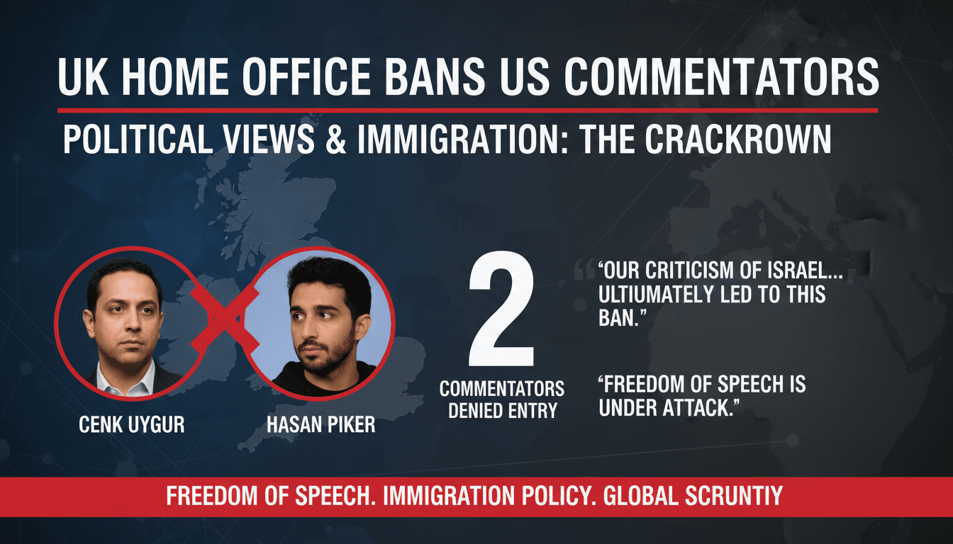 Cenk Uygur and Hasan Piker speaking at an event