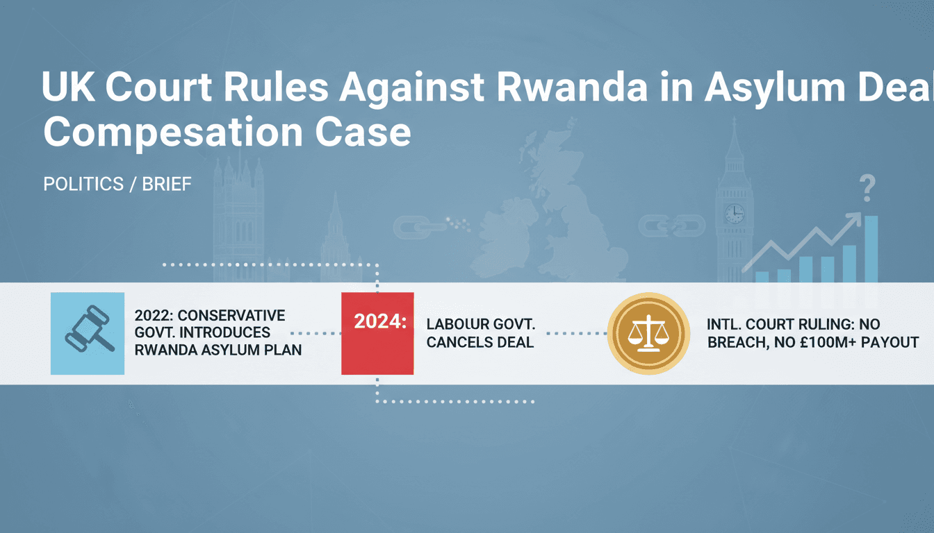 UK court ruling on Rwanda asylum deal compensation case
