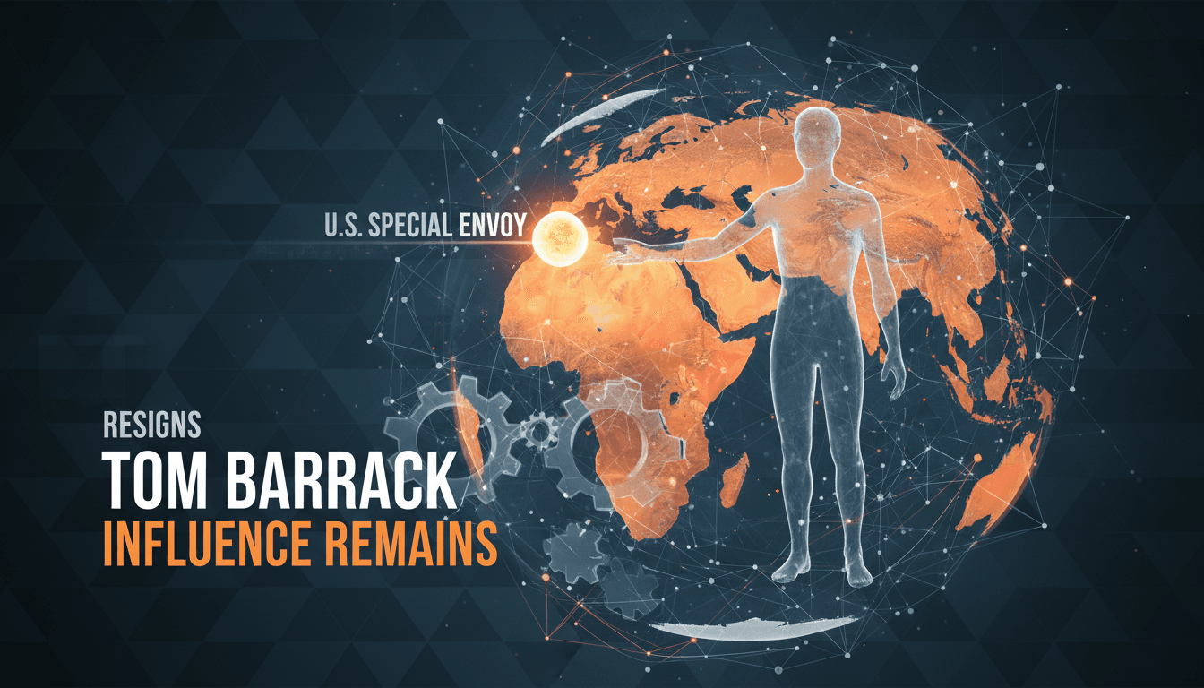 Tom Barrack resigns as U.S. special envoy for Syria while maintaining influence