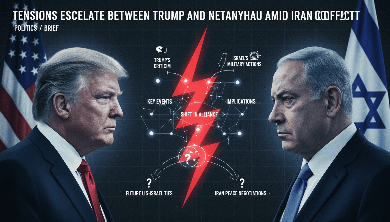 President Trump and Prime Minister Netanyahu during a press conference.