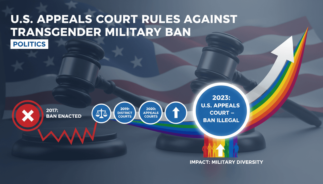 U.S. appeals court ruling on transgender military service