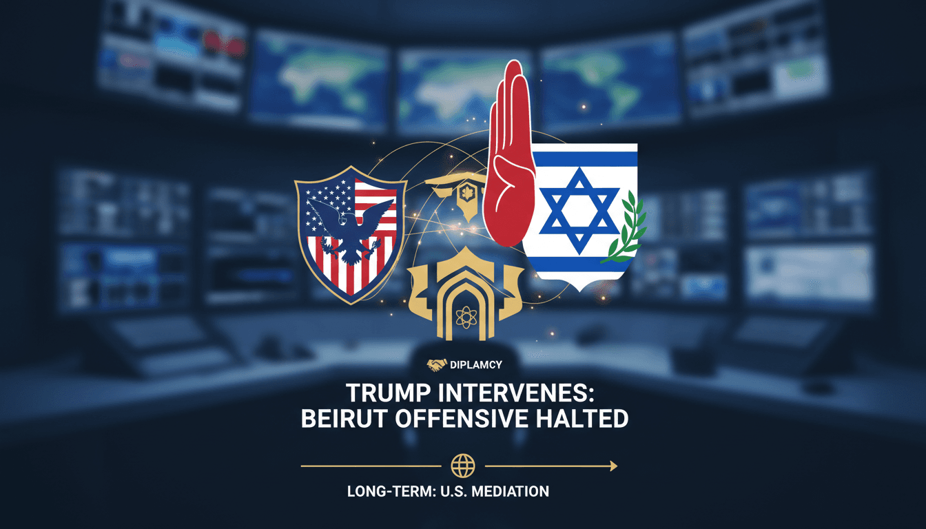 President Trump speaking with Israeli Prime Minister Netanyahu about military strategies in the Middle East.