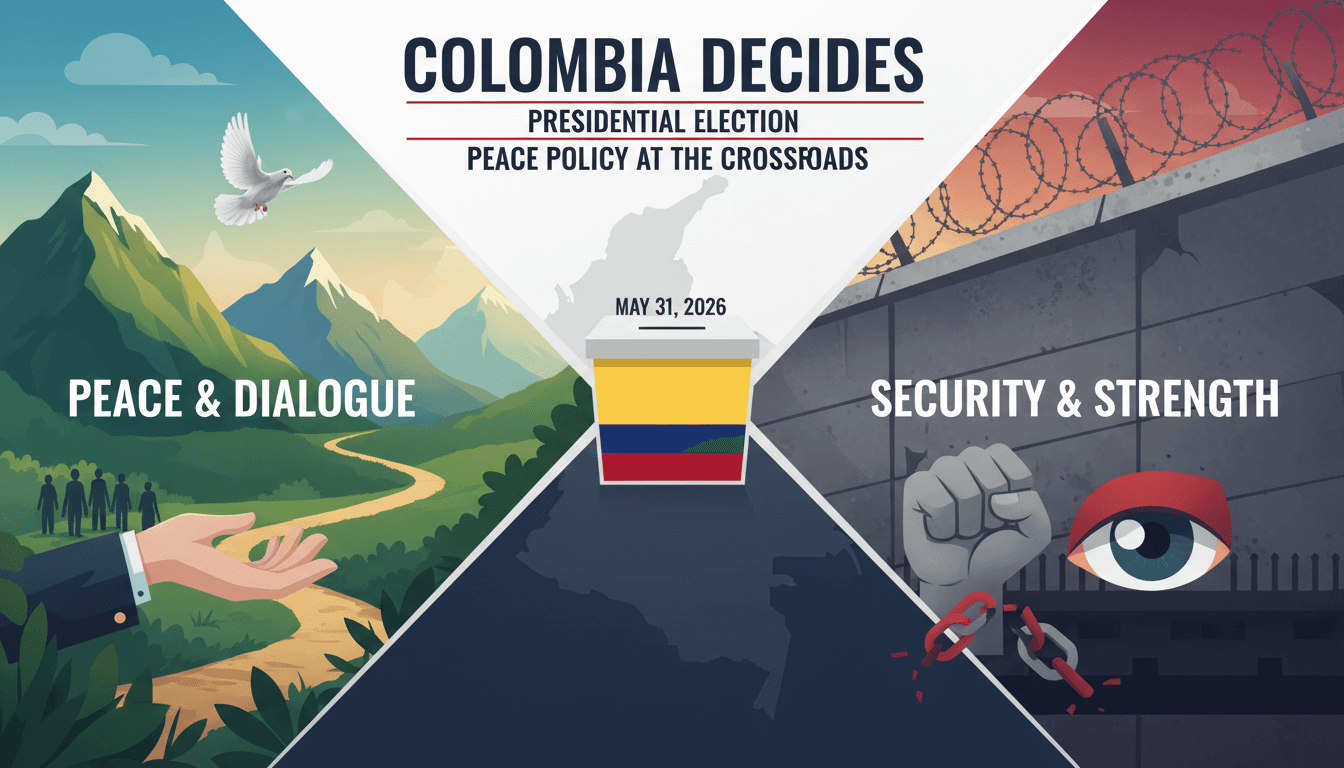 Colombia holds pivotal presidential election amid peace policy debate