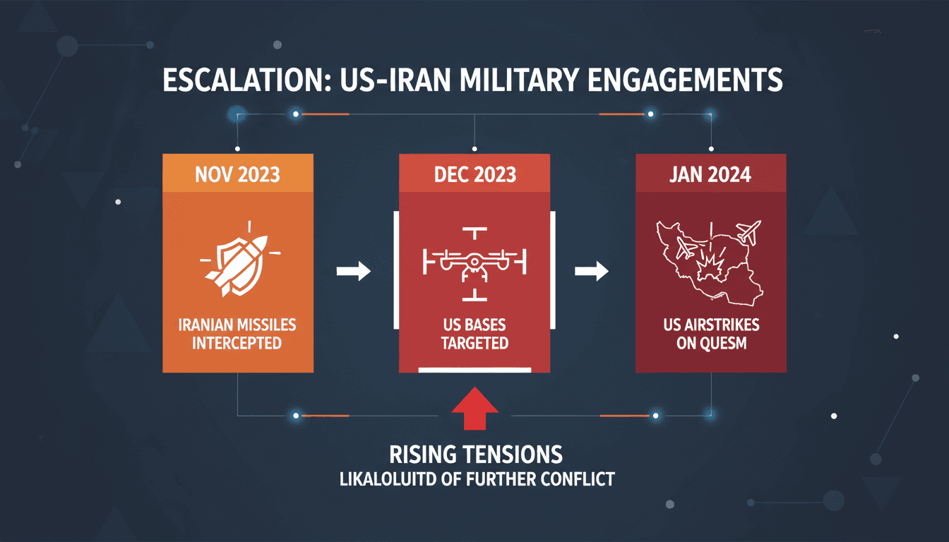 U.S. airstrikes on Iranian military sites in Qeshm Island