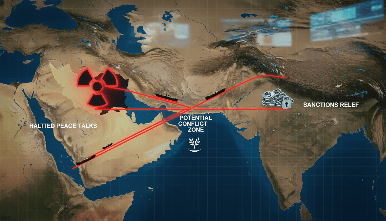 U.S.-Iran negotiations face setback as Iran halts peace talks