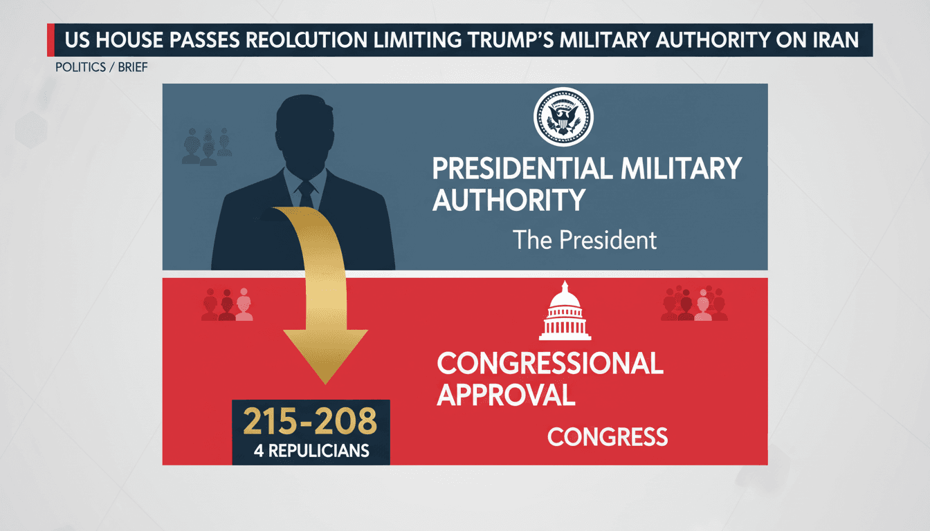 US House of Representatives voting on military authority resolution
