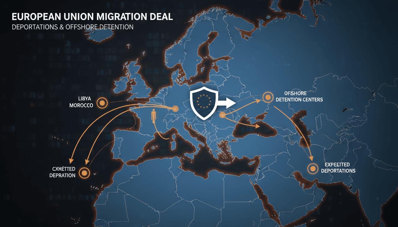 European Union Finalizes Migration Deal to Enhance Deportations and Offshore Detention