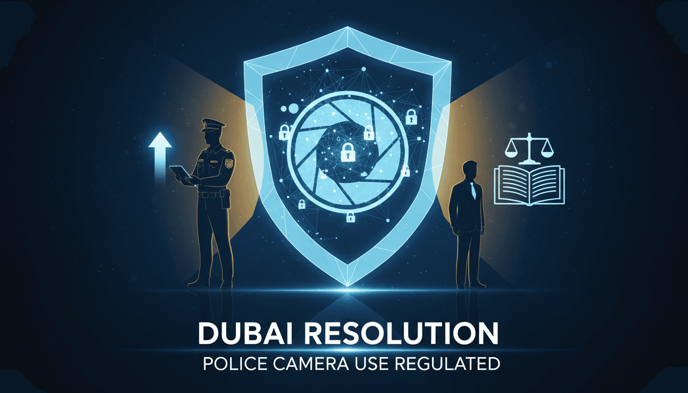 Dubai regulates camera use in law enforcement to enhance transparency and protect rights