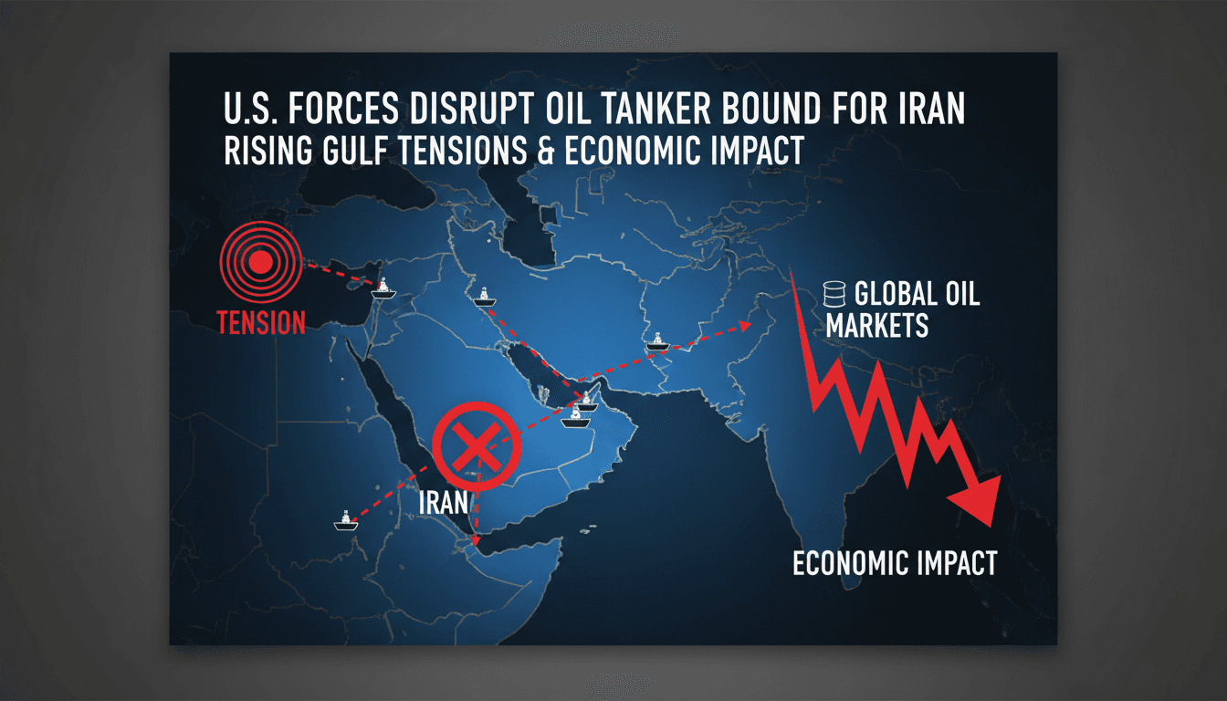 U.S. Forces Disrupt Oil Tanker Bound for Iran Amid Rising Gulf Tensions