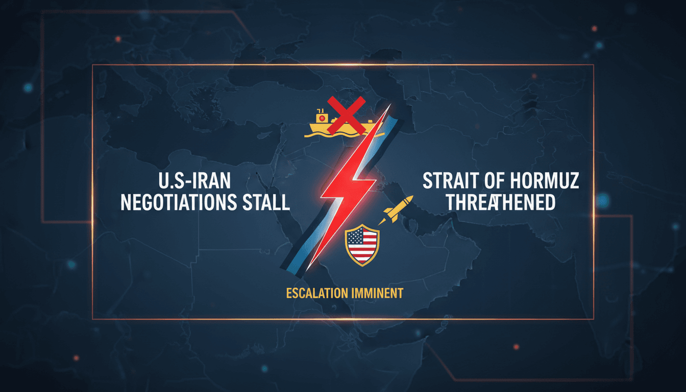 U.S.-Iran negotiations stall as Iran halts peace talks and threatens Strait of Hormuz closure