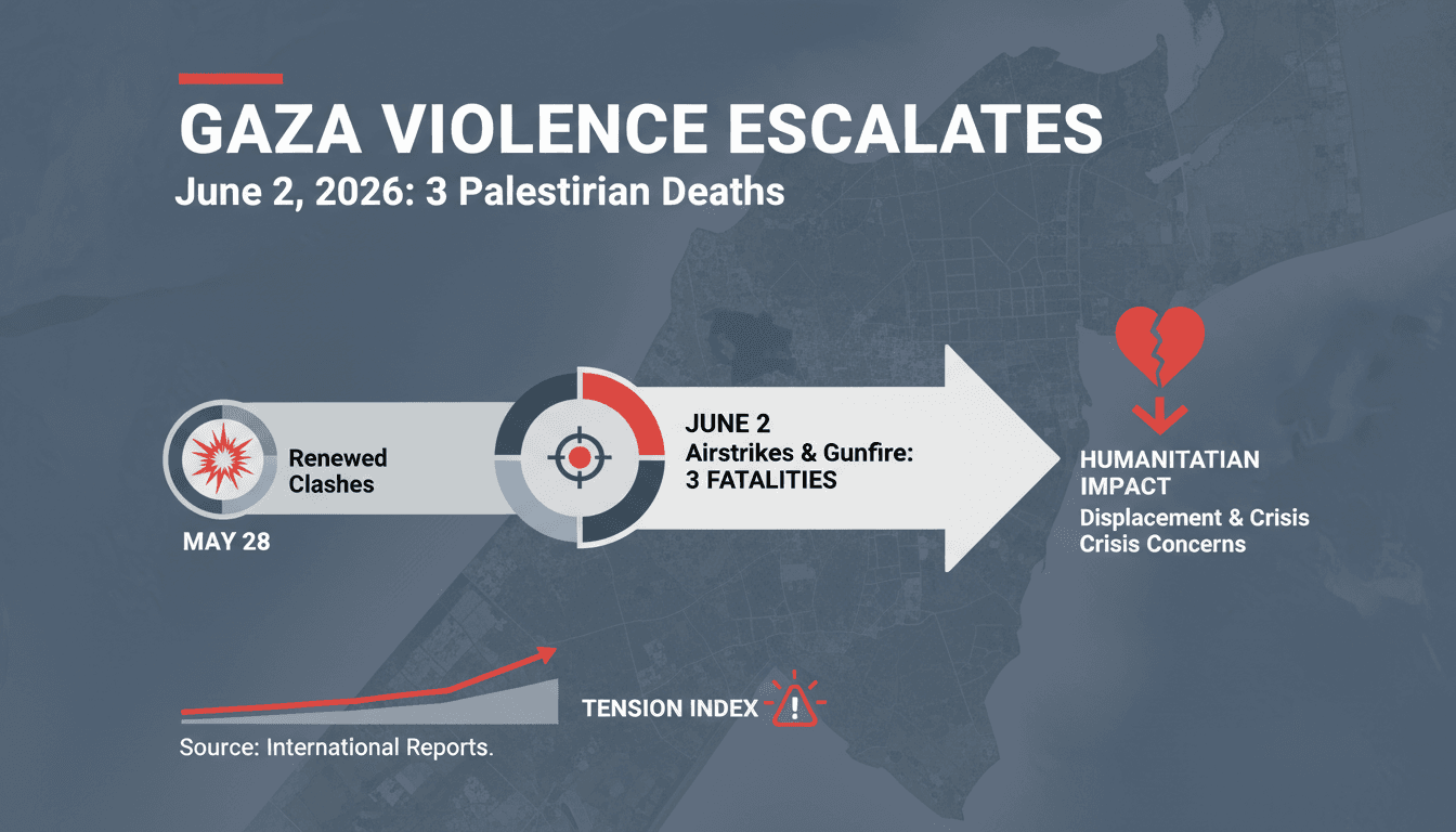 Israeli airstrikes in Gaza leading to casualties and humanitarian concerns.