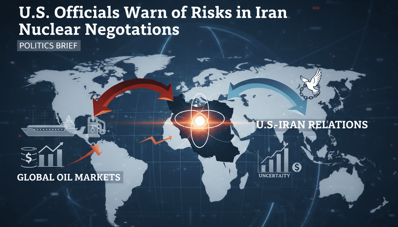 U.S. Officials Warn of Risks in Iran Nuclear Negotiations