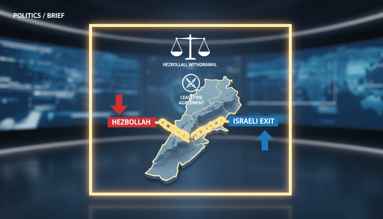 Map illustrating the geopolitical tensions in southern Lebanon.
