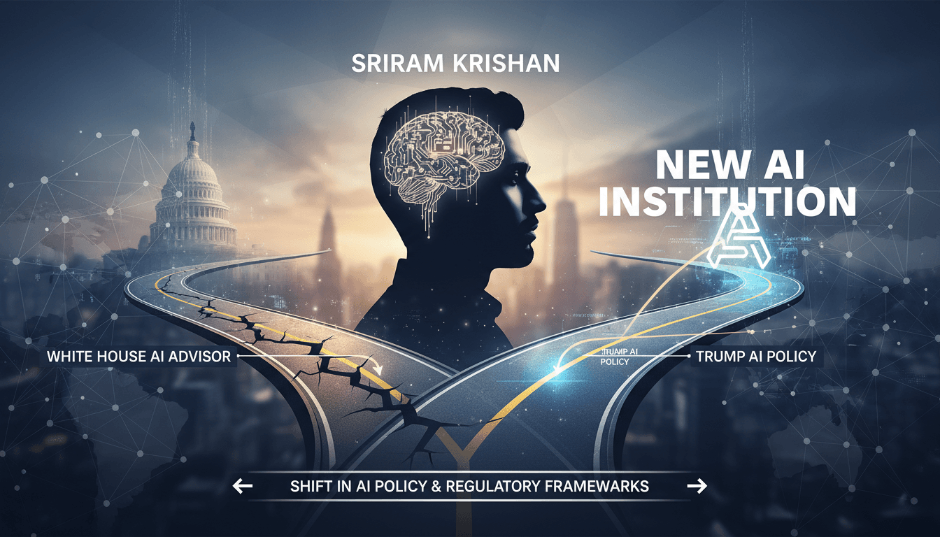Sriram Krishnan announcing his resignation as White House AI adviser.