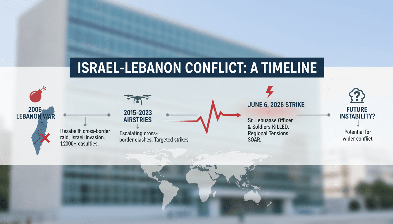 Israeli drone strike in southern Lebanon resulting in military casualties
