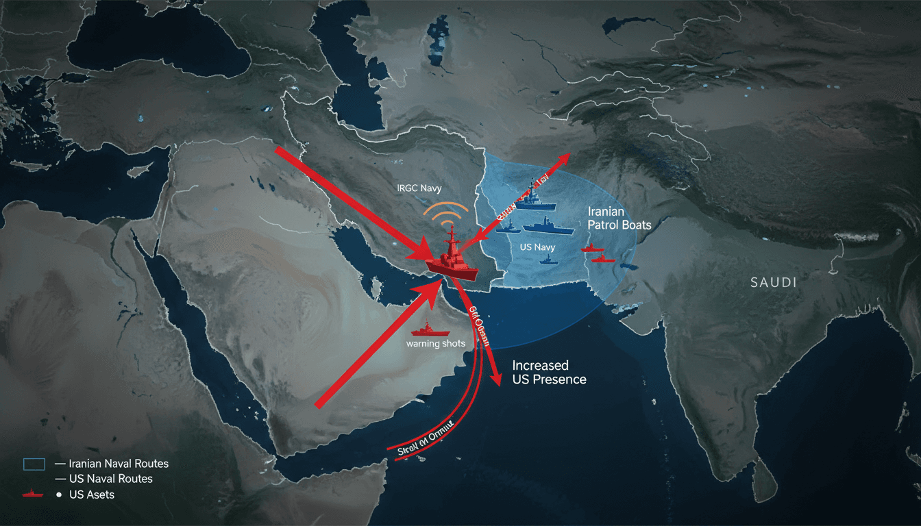 Iranian military targets US naval assets in Gulf of Oman