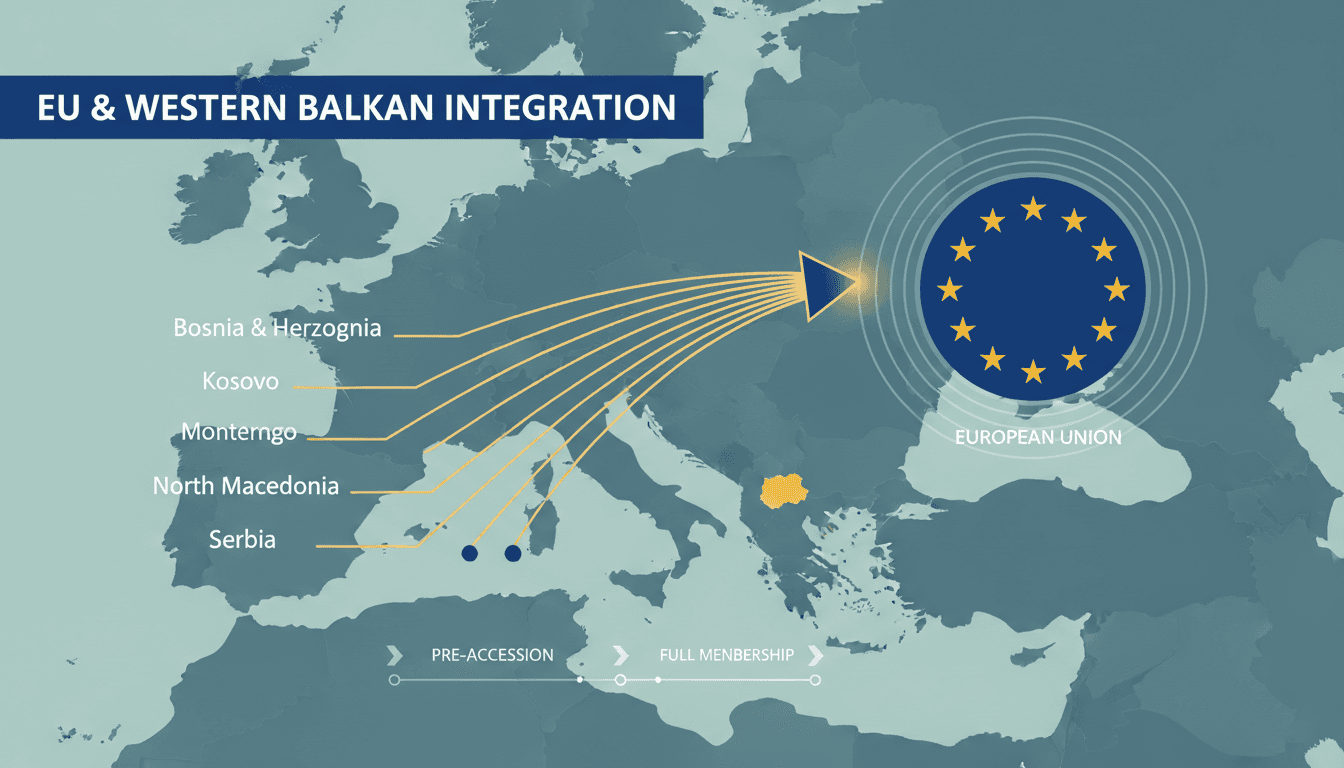 EU leaders discussing Western Balkan integration in Montenegro