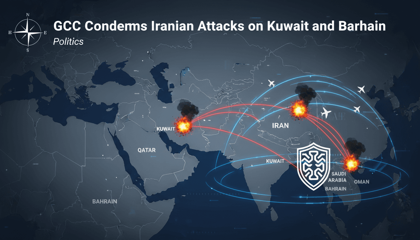 GCC Condemns Iranian Attacks on Kuwait and Bahrain