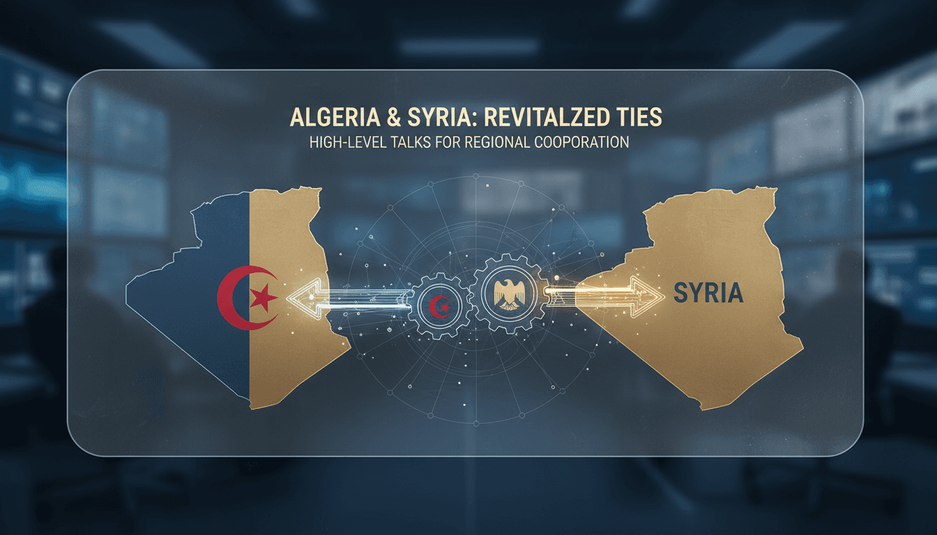 Algeria and Syria strengthen bilateral relations through high-level meetings