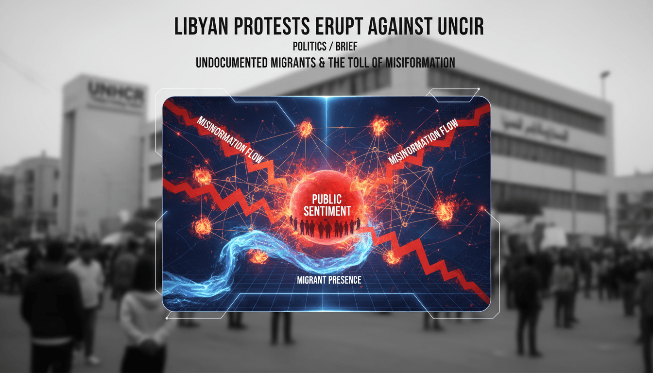 Libyan Protests Erupt Against UNHCR Over Undocumented Migrants