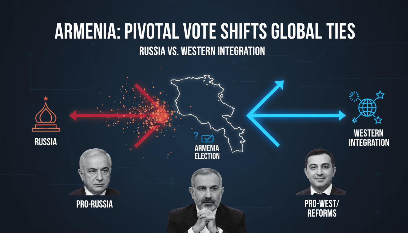 Armenia's election highlights shifting geopolitical alliances with Russia and the West.