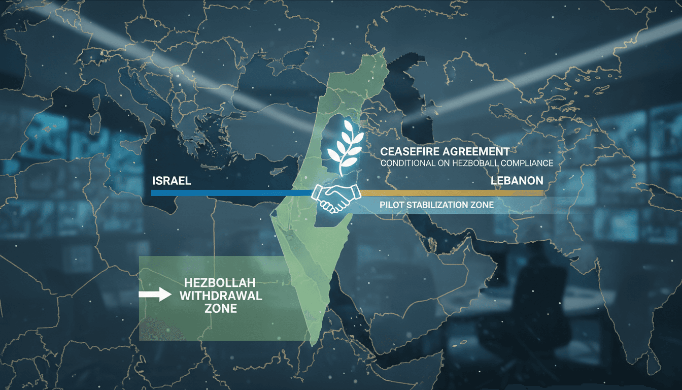 Israel and Lebanon agree on conditional ceasefire with Hezbollah