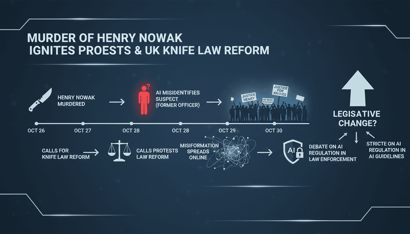 Murder of Henry Nowak ignites public protests and calls for knife law reform in the UK