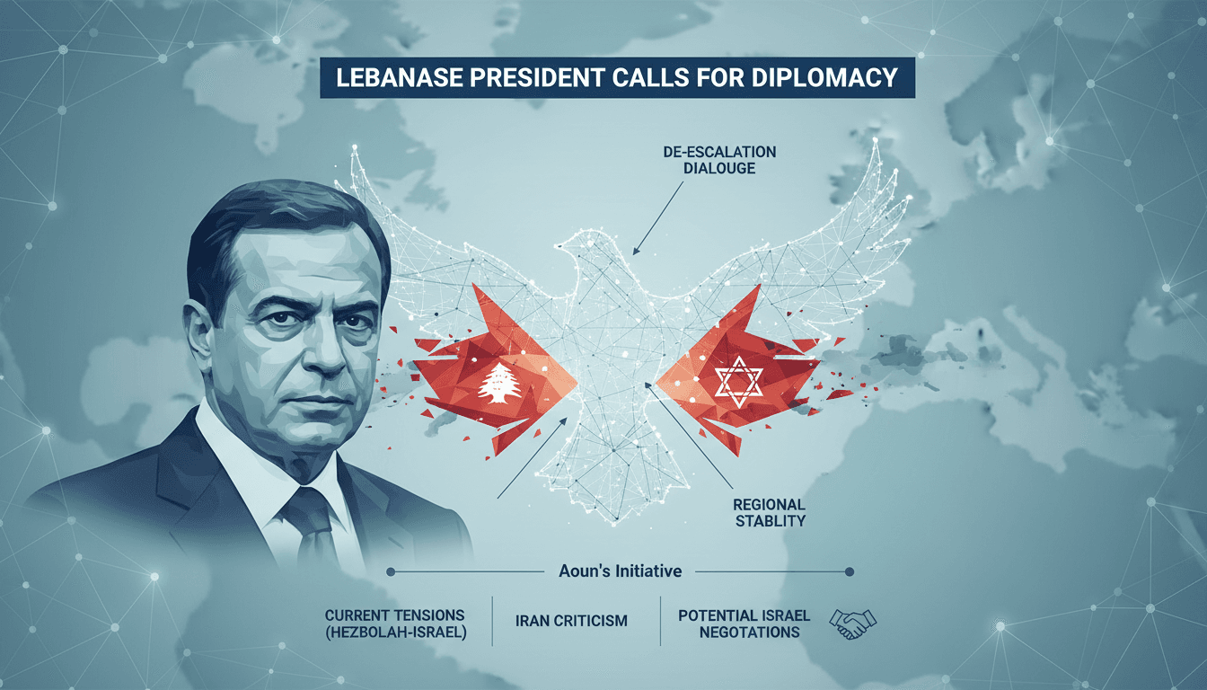 Lebanese President Calls for Diplomacy Amid Regional Tensions