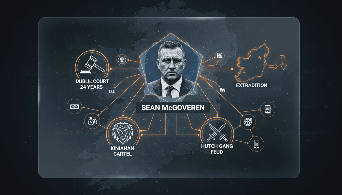 Sean McGovern sentenced in Dublin court for Kinahan cartel involvement
